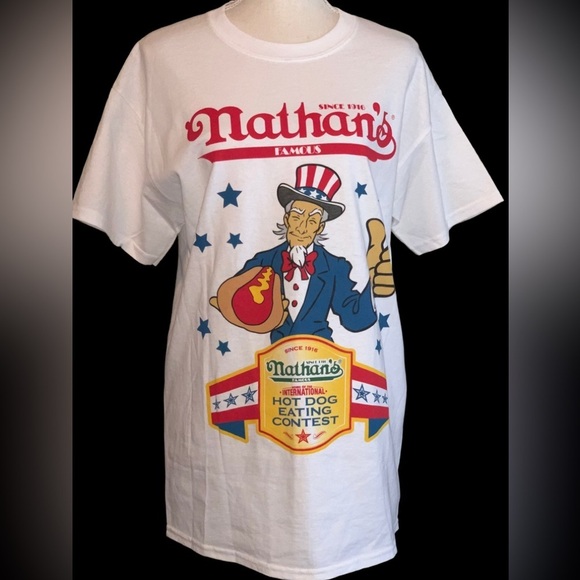 NWT, Authentic Coney Island Nathan’s hotdog T-shirt - Picture 2 of 4